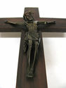 Gorgeous Antique Religious Old Wood Cross Crucifix