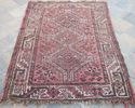 Antique Persian Knotted Wool Area Rug Thick Pile O