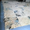 Terrific Old Antique Civil War Era Crazy Quilt Sha