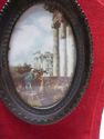 Vintage Romantic Frame w 2 seperate Prints of Rome