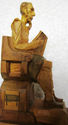 Vintage Bookends Don Quixote Sancho Figurines Scul