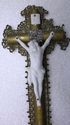 Old French Antique Crucifix Altar Wooden Cross Fre