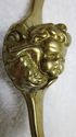 Antique Cherub Angel Head Solid Brass Hat Coat Han