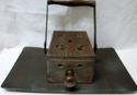 Old Antique Foot Warmer Original Pierced Wood Cove