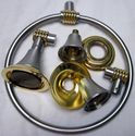 Great Box Lot Bruched Nickel/ Brass Designer Handl