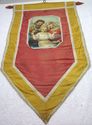 Antique Religious Procession Ceremony Banner Flag 