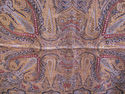 EX Large Kashmir Paisley Shawl Antique Part DutchT