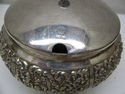 Lovely Ornate Dutch Silver Art Lidded Sugar Bowl B