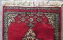 Antique Persian Prayer Rug Knotted Wool Area Thick