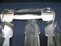 Set of 6 Antique Brilliant Crystal CUT GLASS Vinta