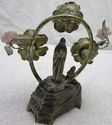 Old Antique Lourdes Statue Vintage Icon Figurine H