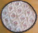  Vintage Italian Gold Brocade Doily Doiley Rug or 