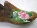 Antique Old Hand Painted Wooden Child's Shoe Maker