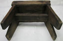 Cute Antique Foot Milking Stool Farm Bench Wood Se