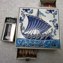 Wonderful Vintage Match Box Holder Kitchen Top Nic