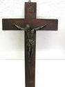 Gorgeous Antique Religious Old Wood Cross Crucifix