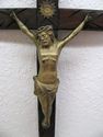 Large Old World Antique Religious Cross Crucifix V