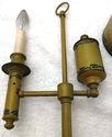 Antique Student Table Lamp Counter weights Vintage