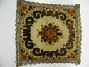  Squire Vintage Italian Gold Brocade Doily Doiley 