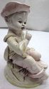 Cute Vintage Romantic Italian Statue of a Little B