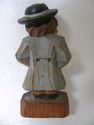 Vintage ANRI Hand Carved Wood Business Man Figure 