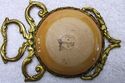 Stunning Antique Frame w sm Pottery Bowl showing P