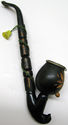 Great Vintage Wood Smoking Tobacco Pipe Chip Carve