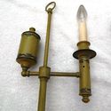 Antique Student Table Lamp Counter weights Vintage