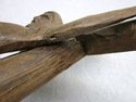 Beautiful Antique Black Forrest Wood Crucifix Cros