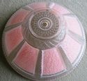 Antique Vintage Art Deco Glass Lamp Shade Frosted 