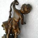 Antique New Haven Gilt Cherub Angel Art Nouveau Cl