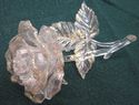 Gorgeous Vintage Lucite La Rose Sparkling Flower D