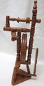 Antique Mini Spinning Wheel Wood Lovely Piece Movi