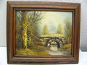 Oil Canvas Painting Signed Artist Carl Madden Fram