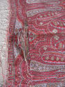 EX Large Kashmir Paisley Shawl Antique Part DutchT