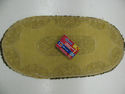  Vintage Italian Gold Brocade Doily Doiley Rug Tab