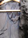 Vintage Women's Ladies Genuine Fur Coat Shiny Blac