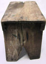 Cute Antique Foot Milking Stool Farm Bench Wood Se