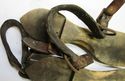 Antique  Dutch Old Pair Ice Skates Rustic Primitiv