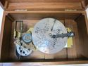 Antique Swiss Thorens Music Wooden Box Works w 21 