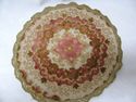  Vintage Italian Gold Brocade Doily Doiley Rug Tab