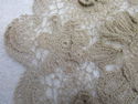 Vintage Hand Made Bobbin Lace Table Doily Original