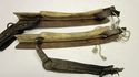 Antique Old Dutch Pair Ice Skates Rustic Primitive