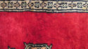 Antique Persian Prayer Rug Knotted Wool Area Thick