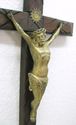 Large Old World Antique Religious Cross Crucifix V