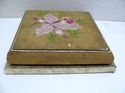 Antique Hand Painted Art Paper Gift Document Lette