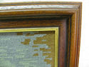 Vintage Framed Cross Stitched Needle Point Needlep