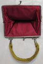 Antique Vintage Retro Hand Bag Purse Velour Clutch