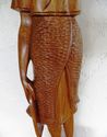 Huge Native Girl/Woman Figurine Folk Art Statue Ha