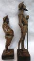 Don Quixote & Sancho Figurines Sculptures Vintage 